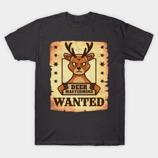 Deer Mastermind WANTED - Deer hunting T-Shirt